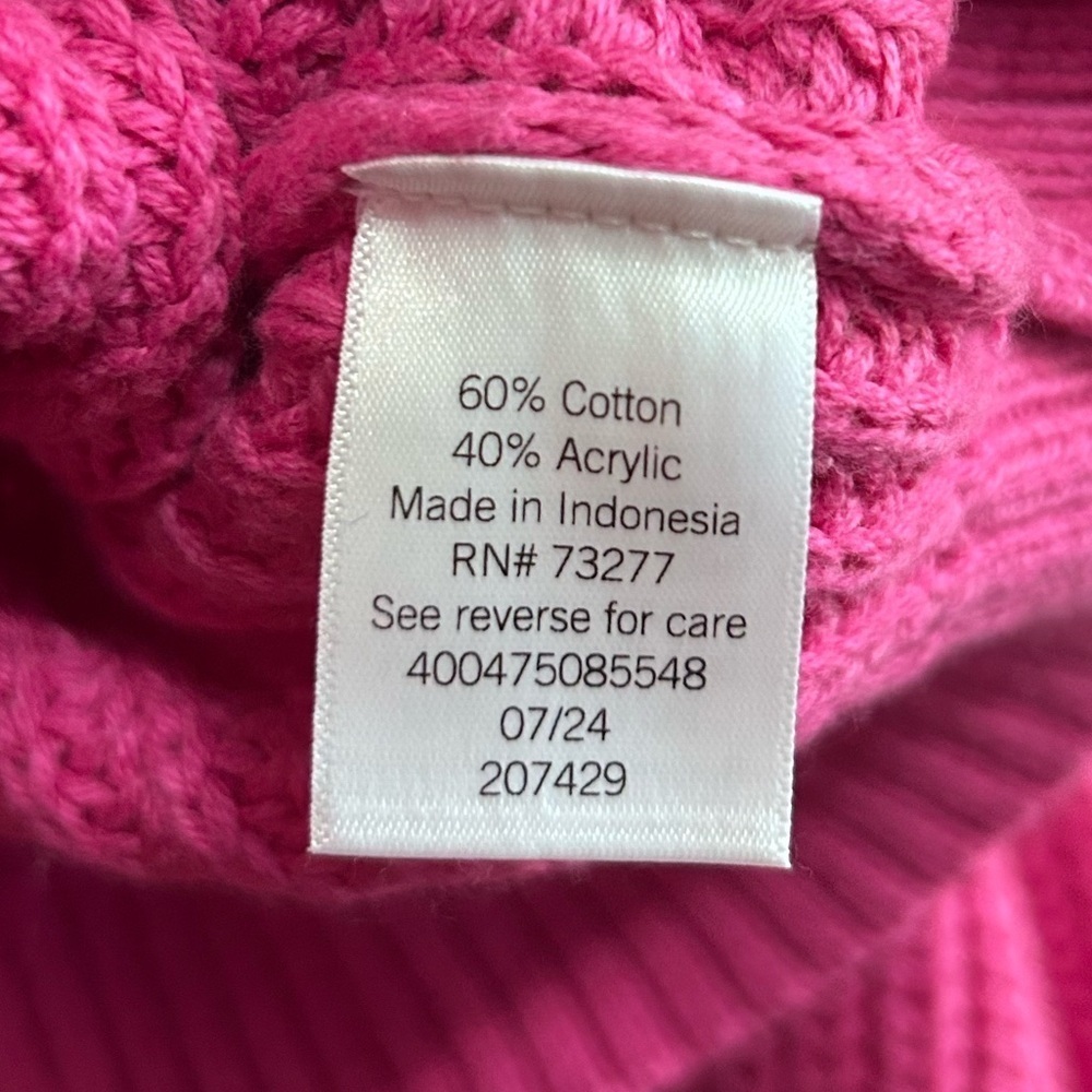 XL Sonoma Goods for Life mixed stitch v-neck sweater NWT - Picture 5 of 6